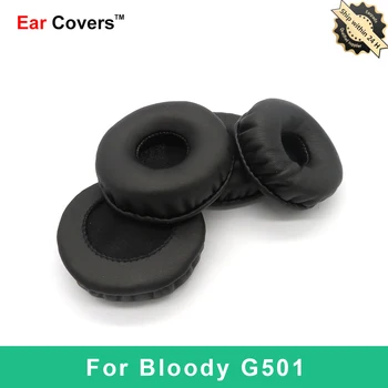 Blazinic Za Krvavo G501 Slušalke Earpads Zamenjava za Slušalke Ear Pad PU Usnje Goba Pene