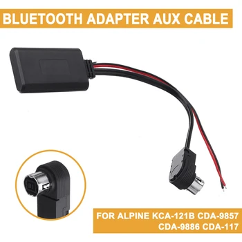 Bluetooth Aux vmesnik Za Alpine KCA-121B CDA-9857 CDA-9886 CDA-117 Kabel Kabel Avtomobilska Elektronika Dodatki