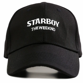 Bombaž The Weeknd Starboy Klobuki in Stargirl Klobuki XO Oče Klobuk Baseball Caps vrnitev žoge Hip Hop Kape s ščitnikom Moški in Ženske Poletje