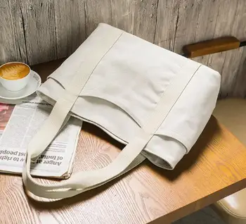 Brezplačna dostava 2020 novo platno torba visoke zmogljivosti ženska torba za nakupovanje rekreacija vrečko platneni torbici