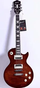 Brezplačna dostava Nova Visoko kakovostna Kitajska GROTE električno kitaro, Mahagoni, telo po meri kul kitaro