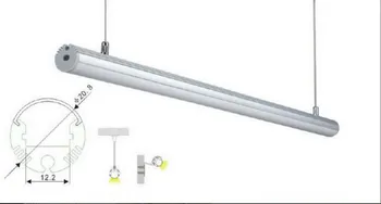 Brezplačna Dostava Okroglo obliko 2m/kos 12 mm širina začasno razsvetljavo LED-aluminijasti profil ekstrudiranje okvirji za led trakovi dekoracijo