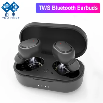 Brezžične slušalke TWS Stereo 9D Zvoke Bluetooth slušalke za Prostoročno Čepkov fone de ouvido bluetooth za Redmi Airdots i12 i10