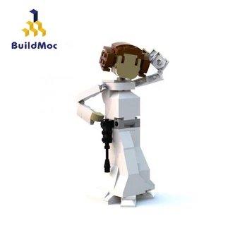 BuildMoc Zvezda Serije MOC Princesa Številke Klasični Filmski Sliki gradniki Ustvarjalca Sestavljeni Opeke Izobraževanja Otrok Igrača Darilo