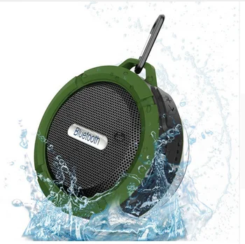 C6 Nepremočljiva Zunanji Bluetooth Zvočnik TF Brezžični Glasbeni Zvočnik Prenosni Zvočniki Tuš Izposoja Zvočnik Za Kolo/Kopalnica