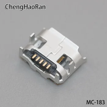 ChengHaoRan 100 KOZARCEV Polnjenje vrata Mikro USB-Vtičnico Priključek 5P 5pin Mini USB-vtičnica za polnjenje plug Big Ox rog