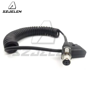 D-Tapnite za mini XLR 4-pin za TVlogic 058 Monitor napajalni kabel