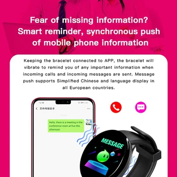 D18 Pametno Gledati Srčni Utrip Watch Smart Manšeta Šport Krvni Tlak Smartwatch Smart Band Nepremočljiva Smartwatch Android Y68