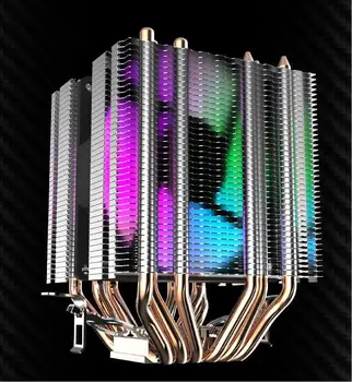 Darkflash CPU Hladilnik 6 Heatpipes z led Ventilator 3pin 90 mm CPU Ventilator za Računalnik LGA/2011/775/115x/1366 AM2/AM3/AM4