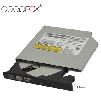 DeepFox 12,7 mm DVD-ROM Optični Pogon CD/DVD-ROM, CD-RW Igralec Gorilnika Slim Prenosni Bralnik Diktafon Za Prenosni računalnik S Ploščo