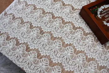 DIY priročnik modni oblačila dodatki Evropi čipke tkanine 150 CM Kosti, sukanec bombaž trepalnic čipke zavese obleko Materiala