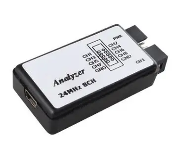 Dobra kakovost Logic Analyzer USB Saleae 24M 8CH Čip z Bufferjem Podpira 1.1.15