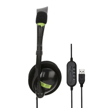 Dobro, Zdravo USB Slušalke Računalnik Slušalke z Mikrofonom šumov Lahki Pisarna Poslovni Slušalke