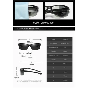 DUBERY Polarizirana sončna Očala za Moške, Ženske, Nova Moda Buljiti Vožnje Vintage sončna Očala Šport Retro Ogledalo Luksuzne blagovne Znamke UV400
