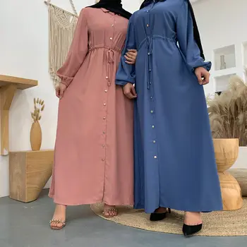 Eid Abayas za Ženske turške Obleke Muslimanskih Dubaj Abaya Kimono Maroški tam kaftan Hidžab Caftan Obleko Islamska Oblačila Vestidos Robe
