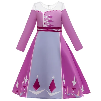 Elsa Obleka Princess Dekleta Obleke Snow Queen Novo Modno Pustni Rojstni Dan Otroci Oblačila Kristoff Cosplay Kostume Otroci