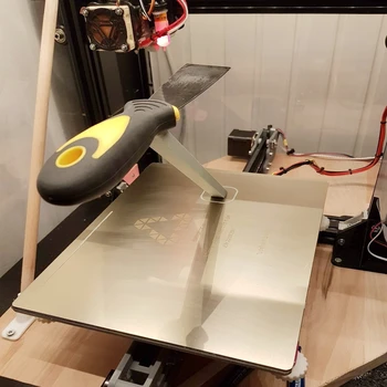 ENERGIČNA 3D Tiskalnik Del Nadgradnjo 220x280 Toplote Posteljo,Odstranitev Spomladi Jekla PEI Flexplate za Tevo Tarantula 3D Tiskalnik Vroče Postelja