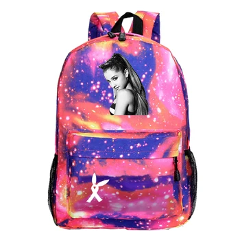 Fashion star igra vrečko Ariana Grande tiskanja nahrbtnik fant dekle vzorec potovanja na prostem