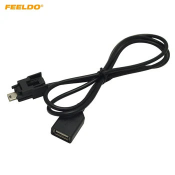 FEELDO 10Pcs Avto Avdio Radio USB na Mini USB Port Switch Kabel Adapter za Nissan X-Trail, Tenna Bluebird Sylphy #MX5661