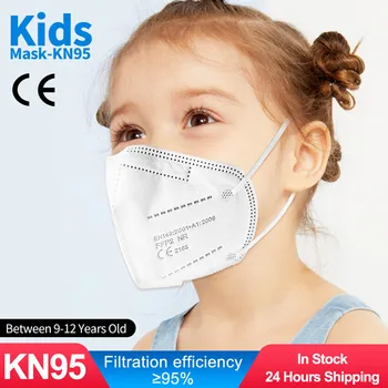 FFP2 KN95 Otrok Maske 9-12 Let Masques Enfants Fantje Dekleta Respirator Zaščitne Maske Mascarillas ffp2 Reutilizable Maske