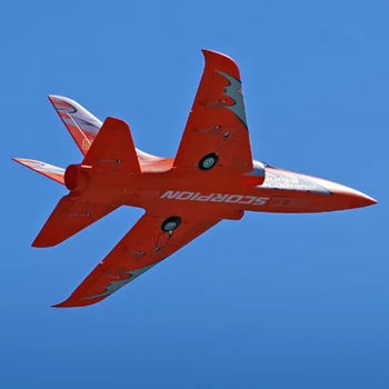 FMS RC Letalo 90 mm Ducted Fan ERS Jet Super Scorpion Oranžno / Rdeče Visoke hitrosti Velikem Obsegu Model Hobi Letalo Letalo Avion PNP