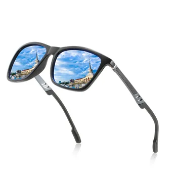 FONDYI Dropshipping Ženske Trendovska sončna Očala Športna Polarizirana Moških Kvadratnih sončna Očala Kovinski Gafas de sol Visoka Kakovost z ohišjem