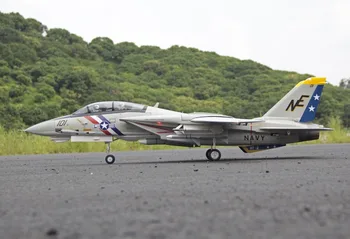 Freewing Dvojno 80 mm rc letalo jet modela F-14 Tomcat s Spremenljivo Zamah Kril KOMPLET z servos