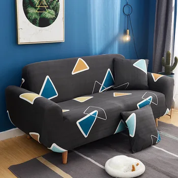 Geometrijske Elastična Armrest Kavč Kritje za dnevno Sobo, Moderno Področna Kotu Kavč Stretch Slipcover Kavču Kritje Stol Zaščitnik