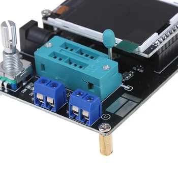 GM328A Sestavljeni Tranzistor Tester LCR Diode ESR Merilnik Kapacitivnosti