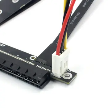 Grafike Podaljšek M. 2 PCIE x16 M2 na PCI-Express Adapter kabel 45 cm Polni Hitrosti Za PC Rudarski Bitcoin BTC