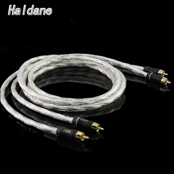Haldane Par HI-fi RCA Kabel Hi-end Audio 2RCA, da 2RCA Povezujejo Kabel za Ojačevalec CD predvajalnik DVD-jev