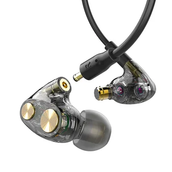 Hi-Res Studijskih Slušalke Trojno Hibridni Voznik Slušalke Mikrofon High-Fidelity) Ločljivost Koaksialni Snemljiv Priključek Čepkov