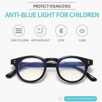 Iboode Otroci Očala Okvirji Anti-modra svetloba Očala Goggle Navaden Očala Otrok Oči Okvir Očal Moda otroke Očala
