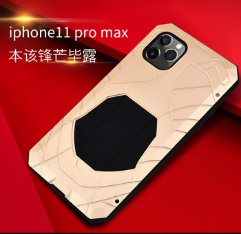 IMATCH Aluminij Metal Silikonski Shockproof Primeru Cover Za Apple iPhone 11 Max Pro XS XR XS X Umazanijo Šok Dokaz Kritje Primera