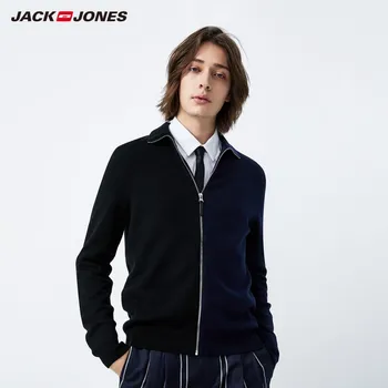 JackJones Poslovni Moški Priložnostne Izbor Barv Stand up Ovratnik Rebrih Jopico Plesti Pulover| 219324537