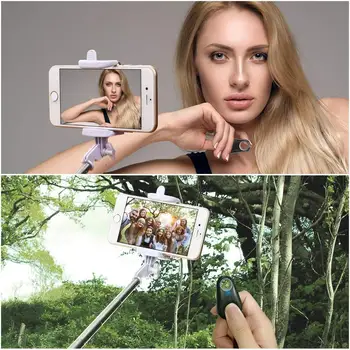 JCKEL Sprožilec za selfie dodatno opremo fotoaparata krmilnik napajalnik foto nadzor bluetooth remote gumb za selfie