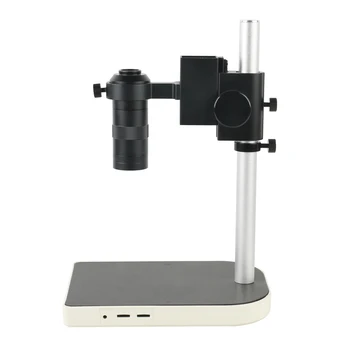 Kamera CCD Nosilec Dvižne Prilagoditev Nosilec Digitalnih Industrijske Video Mikroskopom Objektiv Tabela Stojalo+100X C-Mount Objektiv