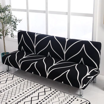 Kavč postelja kritje za dnevno sobo zložljiv kavč zajema elastična spandex materiala, mehka slipcovers