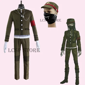 LCSP Novo Danganronpa V3 Korekiyo Shinguji Cosplay Kostum Japonski Igra Vojaško Uniformo Obleko Obleko Oblačila