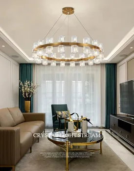 Led italijanske luksuzne lestenci Luči model soba po sodobnih preprost Nordijska spalnica restavracija lestence
