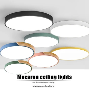 LED sodobnih White & Black barva stropne luči akril stropne svetilke za kuhinje, dnevna soba, spalnica študija koridor hotelski sobi