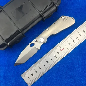 LEMIFSHE PT majhen Zložljiv nož TC4 Titana ročaj M390 rezilo Nosijo lov kampiranje na prostem Taktično kuhinjski noži EOS Orodja