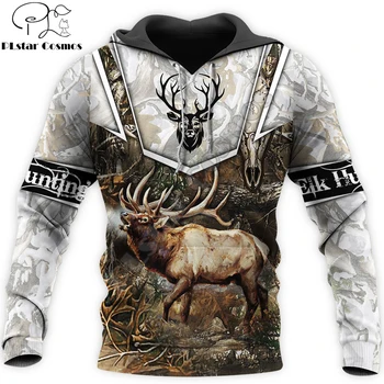 Lepa Ljubezen Elk Lov 3D Vsem Natisnjeno Moški pulover s kapuco Oblačila Unisex Majica Zip Pulover Priložnostne Jakno, Trenirko KJ337