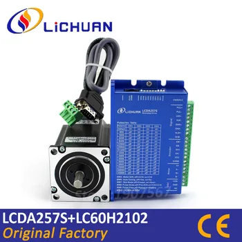Lichuan 4.5 N. m Vrednotijo 24 zaprte zanke korak motorja LCDA257S+LC60H2102 zaprte zanke koračnih motor driver kit L-102mm DC20-50V 6A 60mm