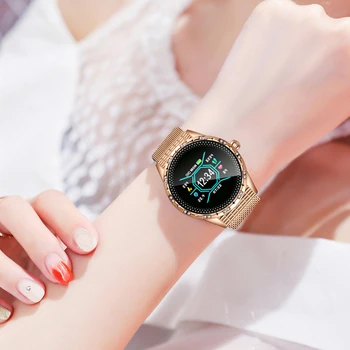 LIGE Moda za Ženske Smart Watch Šport Fitnes Tracker Srčni utrip, Krvni Tlak Monitor Pedometer za Android iOS smartwatch