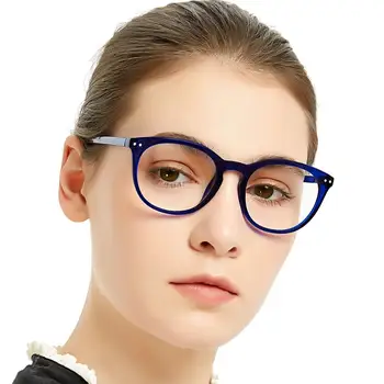 MARE AZZURO Obravnavi Očala Za Ženske Krog Pregleden Daljnovidnost Očala Žensko Očala dioptrije očal plus+150,+200,+250