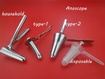 Medicinske nerjaveče jeklo in plastiko anoscope analni dilator širitev objemka naprave seks igrače