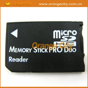 Micro SD SDHC TF, da Memory Stick MS Pro Duo Adapter Pretvornik Card Reader for Camera psp 10pcs/veliko