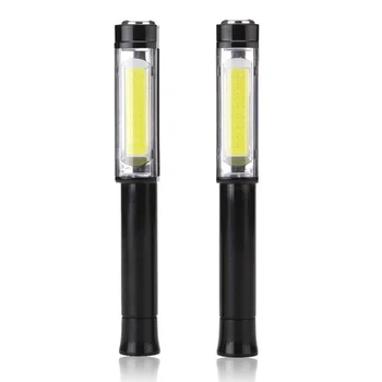 Mini Pero Lahka Delovnih Pregled Svetlobe COB LED Multi-funkcijo Vzdrževanja Svetilka Ročna baterijska Svetilka Svetilka Z Magnetom