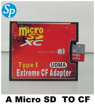 MJTEK Visoko Kakovostnih Micro SD TF, da CF Kartica Adapter za kartico MicroSD Micro SDHC za Compact Flash Type I Pomnilniških Kartic Pretvornik